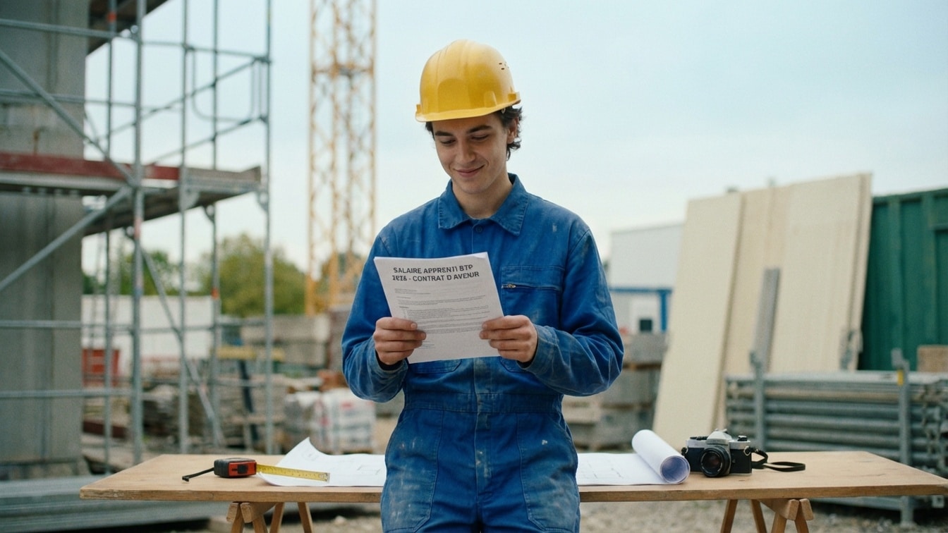 Salaire d'un apprenti en btp en 2026