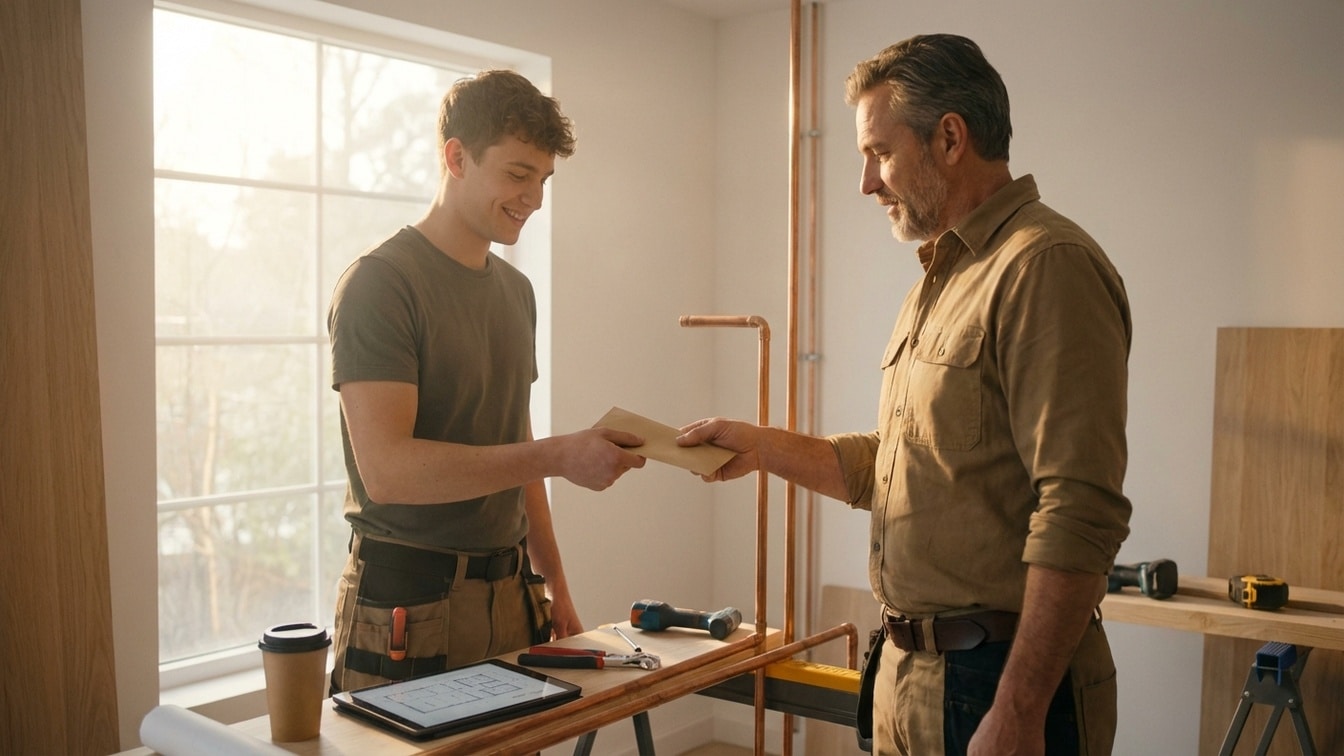 Salaire d'un apprenti en plomberie en 2026