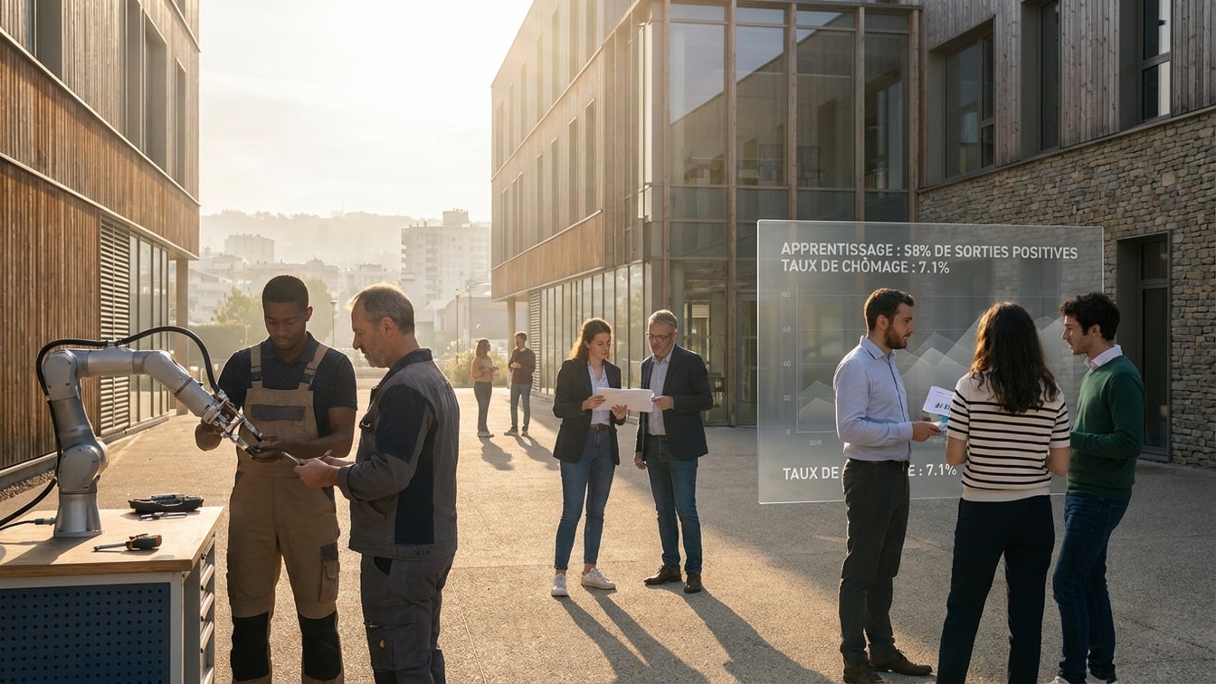Apprentissage et baisse du chômage en France : statistiques et chiffres